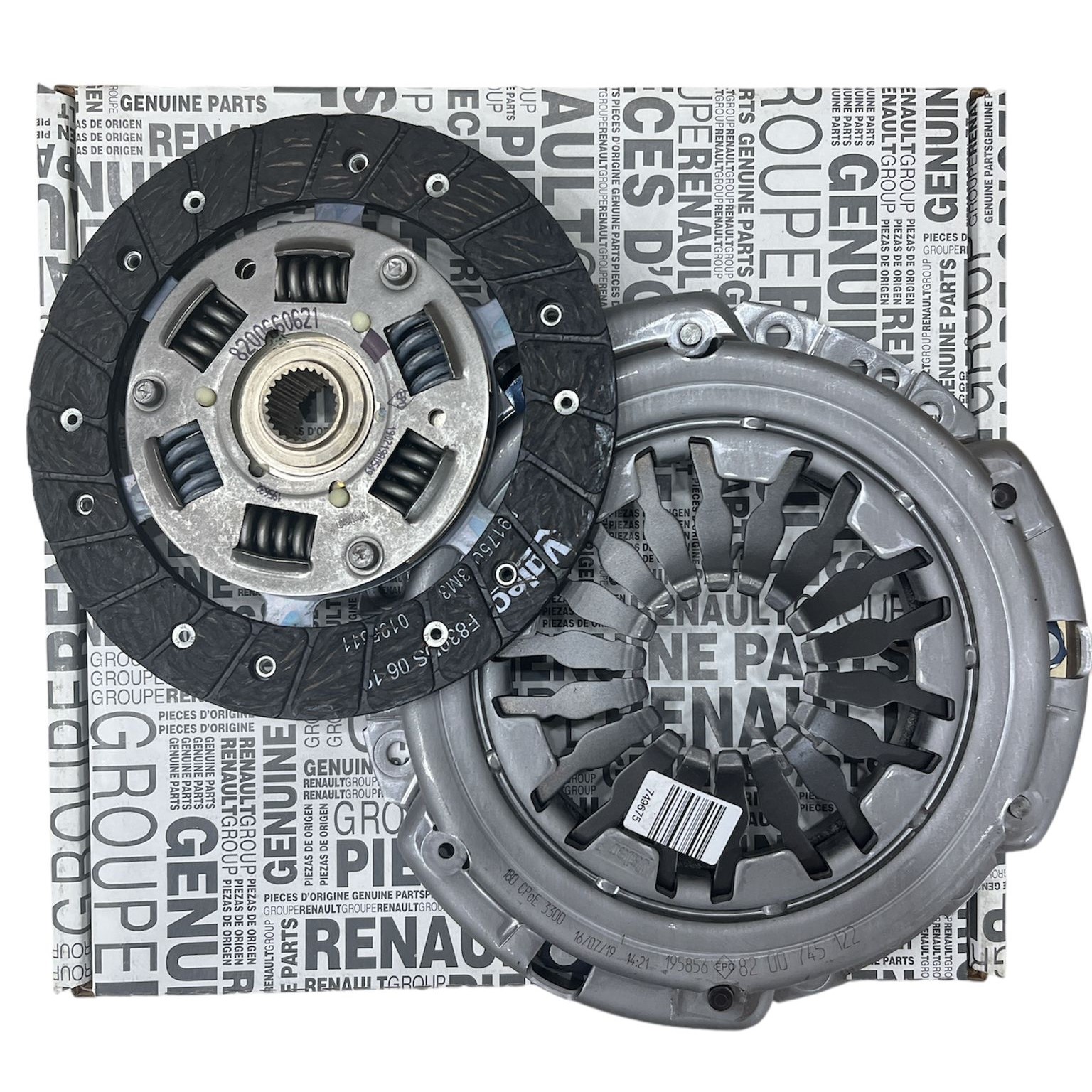 302052617R O / ORJİNAL / DEBRİYAJ SETİ D4F CLİO MODÜS 1.2 16V ( KÜÇÜK TİP