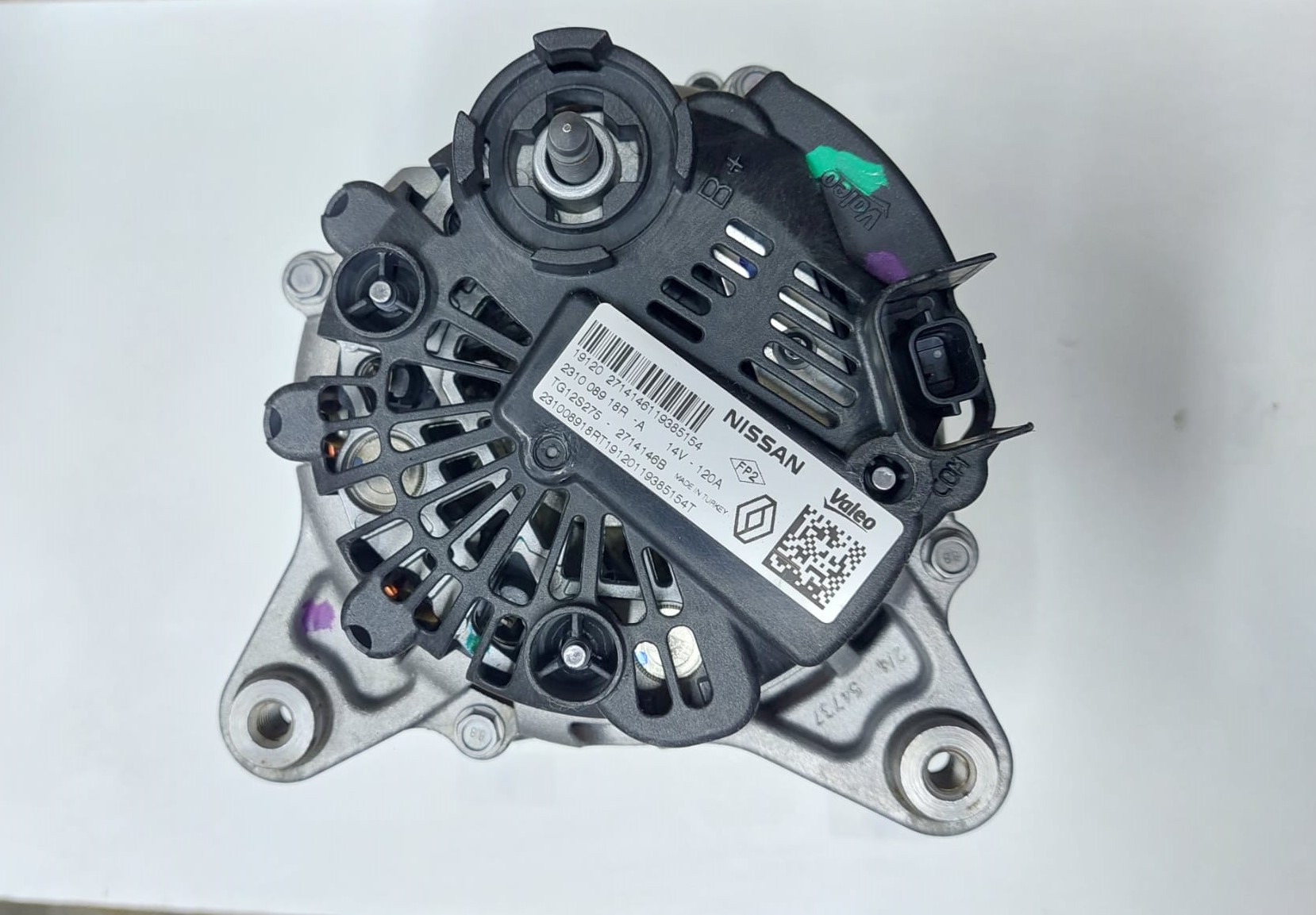 231008918R O / ORJİNAL / ALTERNATÖR 120 AMPER K9K CLIO IV