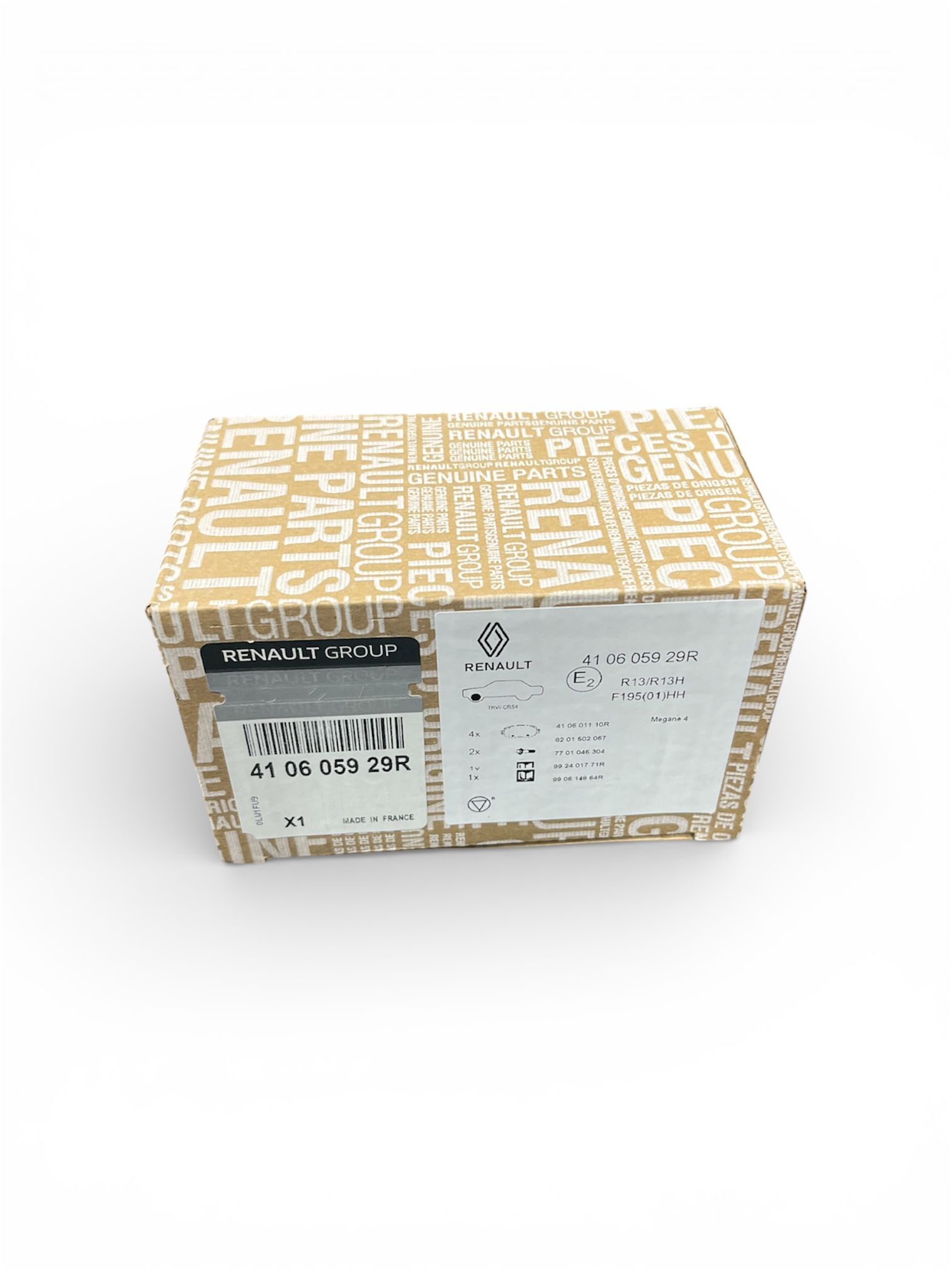 410605929R O / ORJİNAL / ÖN FREN BALATASI TAKIMI MEGANE IV