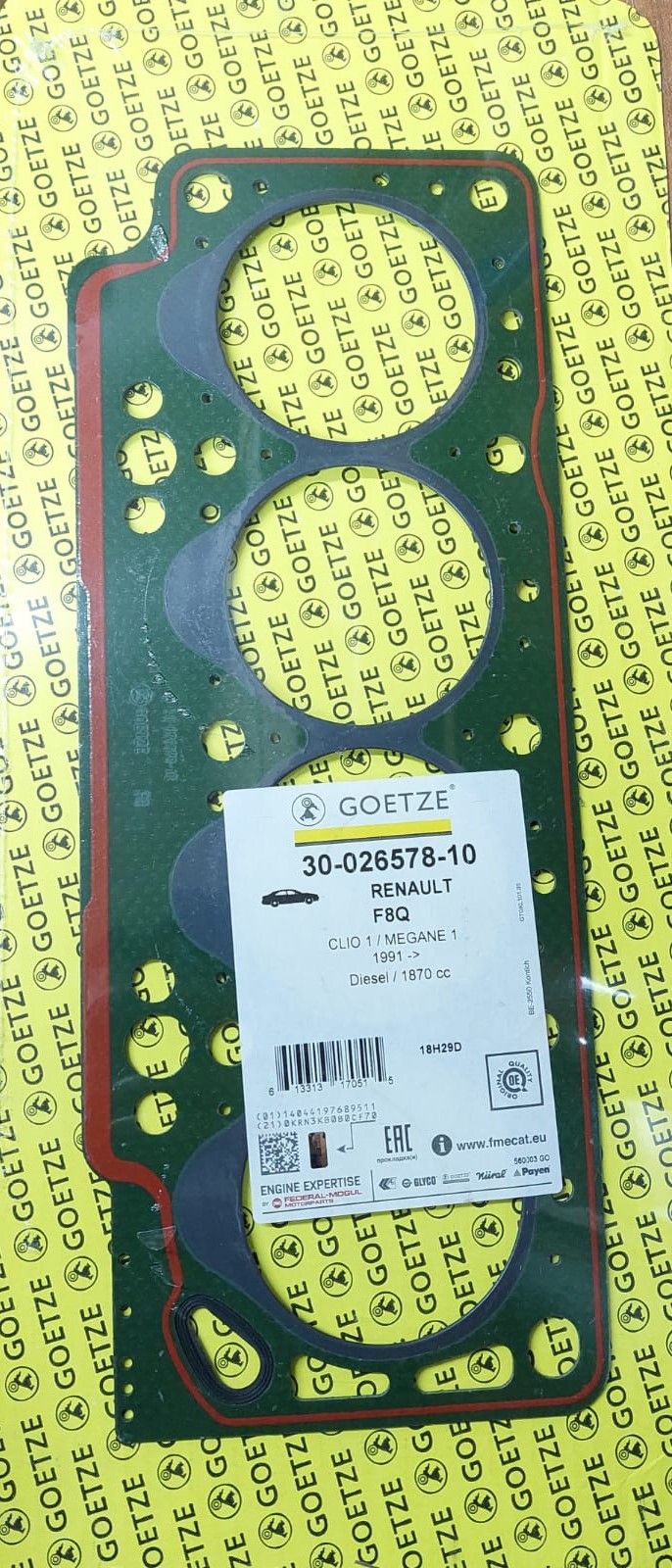 30-026578-10 G / GOETZE EU / SİLİNDİR KAPAK CONTASI F8Q 1.85 MM EXP R19